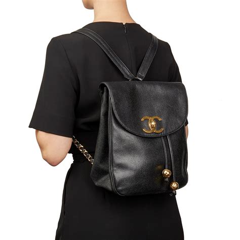 chanel caviar backpack vintage|The Best Vintage Chanel Bags to Collect Now.